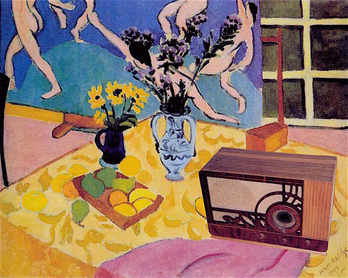 Matisse - still life with Stewart-Warner R130X